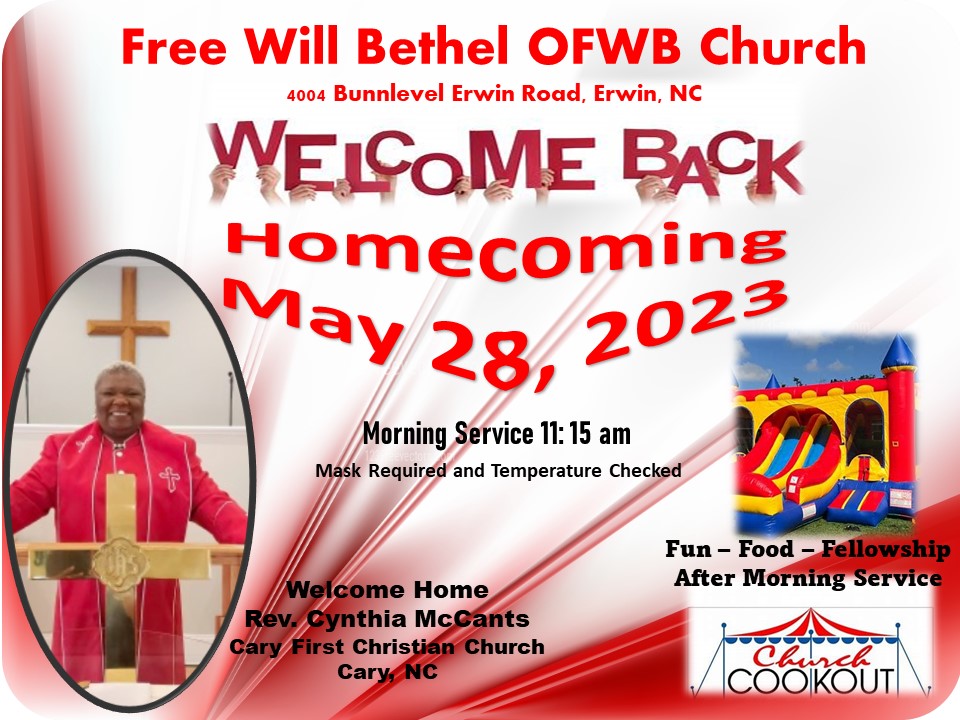 Calendar « Free Will Bethel