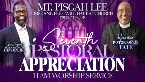 Pastor's 7th Anniversary Day!