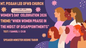 CELEBRATING WOMEN of MT. PISGAH LEE OFWB CHURCH