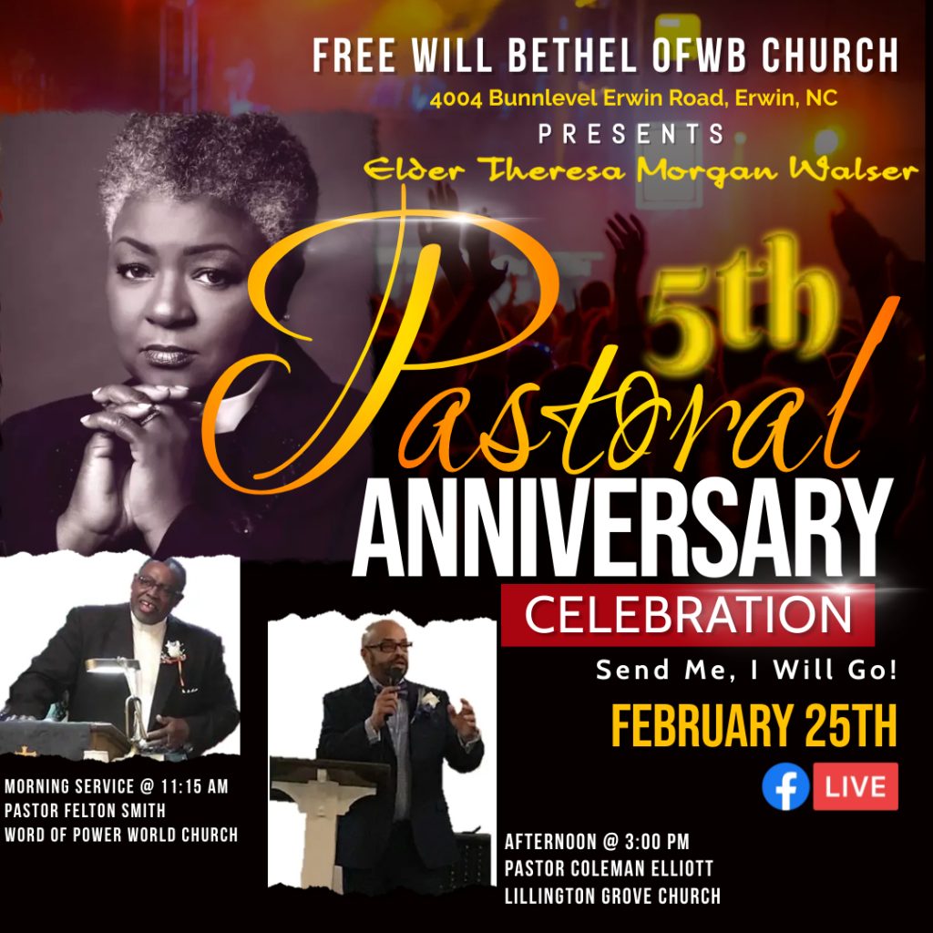 Pastor Walser 5th Pastoral Anniversary « Original Cape Fear ...