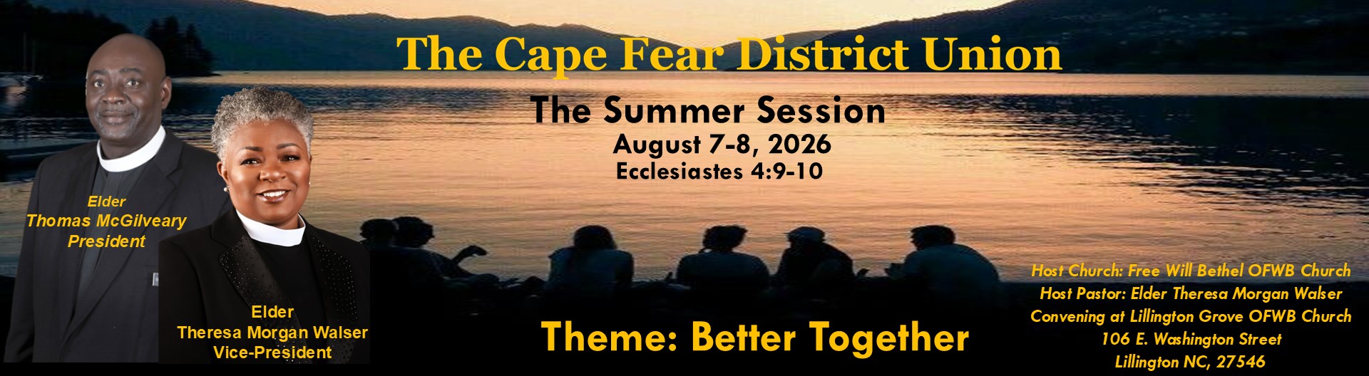Summer District Union Session 2026 @ Lillington Grove OFWB Church